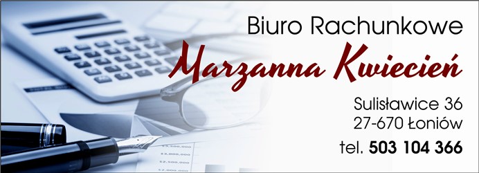 Biuro Rachunkowe Marzanna Kwiecień